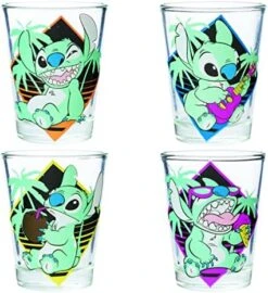 Lilo And Stitch Pastel 4pc Mini Glass Set, 1.5-Ounces -Generic Furniture Shop 51nEUWB2ZCL. AC