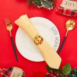 Christmas Napkin Rings Holders For Christmas Dinners Parties, Wedding Adornment, Table Decoration Accessories Dding Adornment, Table Decoration Accessories (Merry Christmas Set, 6) 14 Christmas Napkin Rings Holders For Christmas Dinners Parties, Wedding Adornment, Table Decoration Accessories Dding Adornment, Table Decoration Accessories (Merry Christmas Set, 6) -Generic Furniture Shop 51pFEshBf5L