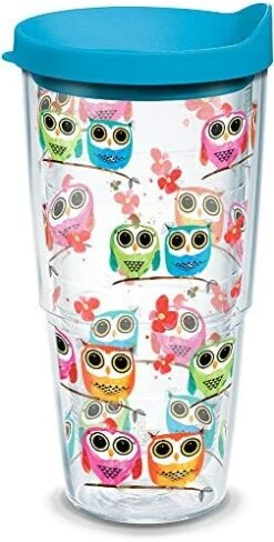 Tervis Colorful Woodland Owls Made In USA Double Walled Insulated Tumbler Cup Keeps Drinks Cold & Hot, 24oz, Clear -Generic Furniture Shop 51pLAIvooCL. AC