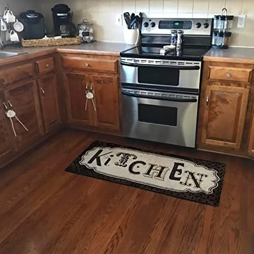 Ukeler Kitchen Rug Non Slip, Durable Natural Rubber Rug Runner For Kitchen Antique Style Chef Mat, 20''×59'' 13 Ukeler Kitchen Rug Non Slip, Durable Natural Rubber Rug Runner For Kitchen Antique Style Chef Mat, 20''×59'' - Image 13