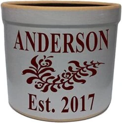 2 Gallon Personalized Stoneware Crock - Wedding Tulip 18 2 Gallon Personalized Stoneware Crock - Wedding Tulip -Generic Furniture Shop 51prBFEBrtL. AC 1