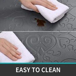 Kitchen Mat Cushioned Anti-Fatigue Kitchen Floor Mats, 30x20 Inch, Non-Slip Waterproof Kitchen Rug For House Office Standing Desk, Grey -Generic Furniture Shop 51pzRJ8aKWL