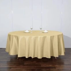 6 Pcs 108 Inch White Round Polyester Tablecloths Fabric Table Cover Linens For Wedding Party Banquet Reception Events Kitchen Dining -Generic Furniture Shop 51rn01F1AL. AC