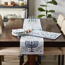 Hanukkah Tabletop Decoration Festival Of Lights Celebration Décor, Placemat Set, 20x20, Dove, 4 Piece 6 Hanukkah Tabletop Decoration Festival Of Lights Celebration Décor, Placemat Set, 20x20, Dove, 4 Piece -Generic Furniture Shop 51ssHkFvm2L