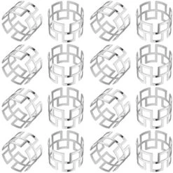 Set Of 20 Leaf Napkin Rings Metal Gold Napkin Holder Table Napkin Rings For Dinning Table Parties Everyday (Ye Zi-Gold 20) -Generic Furniture Shop 51t7o f9FSL. AC