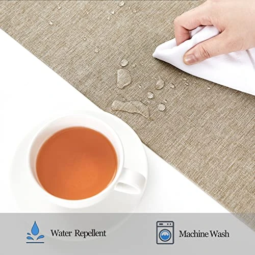 Cloth Placemats Set Of 4, Machine Washable Linen Style Thick Place Mats, Heat Resistant And Easy To Clean Fabric Table Mats For Kitchen Dining Table (13" X 19" (Set Of 4), Mocha) 2 Cloth Placemats Set Of 4, Machine Washable Linen Style Thick Place Mats, Heat Resistant And Easy To Clean Fabric Table Mats For Kitchen Dining Table (13" X 19" (Set Of 4), Mocha) - Image 2