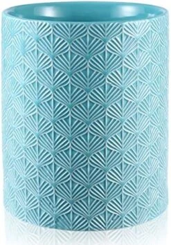 MEIGUI Kitchen Utensil Holder, Ceramic Utensil Crock Large Utensils Holder For Countertop, Black -Generic Furniture Shop 51udWyc5VwL. AC