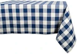 Buffalo Check Collection, Classic Farmhouse Tablecloth, Table Topper, 40x40, Light Blue & White 29 Buffalo Check Collection, Classic Farmhouse Tablecloth, Table Topper, 40x40, Light Blue & White -Generic Furniture Shop 51unx2 EErL. AC