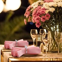 12 Pieces Valentine Napkin Ring Love Napkin Ring Holder Buckle Heart Shaped Napkin Rings Metal Napkin Ring Holder With Rhinestones For Valentine Wedding Party Dinner Table Decor (Silver) -Generic Furniture Shop 51vRQaVMTBL