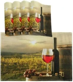 Animal Rooster Sunset Placemat Table Mats Set Of 6, Morning Cock Farm Birds Sun Animal Rural Heat-Resistant Washable Clean Kitchen Place Mats For Dining Table Decoration -Generic Furniture Shop 51vxrydRqRL. AC