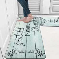 Anti Fatigue Kitchen Rug Sets 2 Piece Non Skid Waterproof Cushioned Kitchen Floor Mat Comfort Heavy Duty Standing Mats Farmhouse Kitchen Rugs And Mats Runner Rugs For Laundry -Generic Furniture Shop 51w41aOH9CL. AC