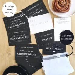 13 Pack Will You Be My Groomsman, Best Man Proposal Card Set Including Officiant Proposal Card, Will You Be My Ring Bearer, Will You Be Our Usher Card - Groomsmen Proposal Cards Set To Complement Will You Be My Bridesmaid Cards (Groom Notecards) -Generic Furniture Shop 51xJQnTv38L