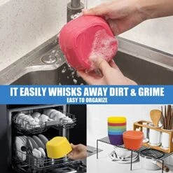 15 Ounce Bowls Set Of 16 Kids Colorful Snack Bowls Set Toddlers Cereal Bowl Set Children Bowl Kid Microwave Dishwasher Safe BPA Free Bowls - 8 Colors -Generic Furniture Shop 51xOByvTTYL