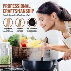 Marble Utensil Holder Set - Utensils Included - Flatware & Utensil Storage Organizer For Countertops, Pantry, Bathroom, Office & Center Table - Stylish Kitchen Counter Decor -Generic Furniture Shop 51xVS2To0bL