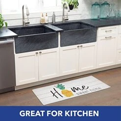 SoHome Cozy Living Anti-Fatigue Kitchen Mat, Pineapple Themed Kitchen Runner Rug For Floor, Non Slip, Stain Resistant, Easy Clean, 1/2 Inch Thick Comfort Chef Mat, 20" X 36", Home Pineapple -Generic Furniture Shop 51xgYCQltrS