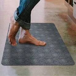 Shape28 Floor Mat Ultra-Thin Kitchen Rug With Non Slip Rubber Backing 35”x23” Grey Design 1S -Generic Furniture Shop 51yV4V8aM3L. AC