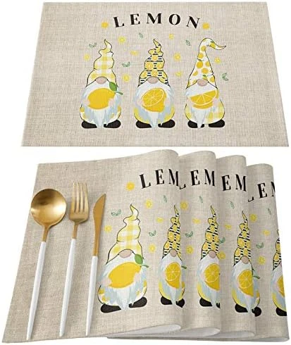 Store Placemats Yellow Truck Sweet Honey Bee Daisy Black White Grid Heat-Resistant Washable Place Mats Non Slip, Table Mats For Dinner Table Kitchen Outdoor Weeding Set Of 6 10 Store Placemats Yellow Truck Sweet Honey Bee Daisy Black White Grid Heat-Resistant Washable Place Mats Non Slip, Table Mats For Dinner Table Kitchen Outdoor Weeding Set Of 6 - Image 10