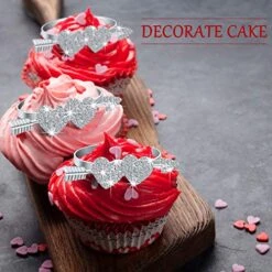 12 Pieces Valentine Napkin Ring Love Napkin Ring Holder Buckle Heart Shaped Napkin Rings Metal Napkin Ring Holder With Rhinestones For Valentine Wedding Party Dinner Table Decor (Silver) -Generic Furniture Shop 51z7vkiMMfL