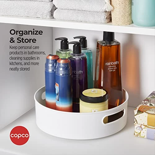 Non-Skid Storage Turntable, 12-Inch, Gray 4 Non-Skid Storage Turntable, 12-Inch, Gray - Image 4