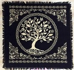 Altar Cloth Alter Tarot Witchery Supplies Celtic Tree Of Life Wica -Generic Furniture Shop 610LZ2LnL. AC