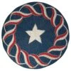 Memorial Day Patriotic Decorations Beaded Placemats Pack Of 1-4th Of July Freedom Stars American Flag Independence Day Table Place Mats For Kitchen Dining Table Home Decor - 14 Inches