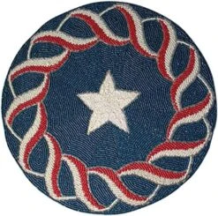 Memorial Day Patriotic Decorations Beaded Placemats Pack Of 1-4th Of July Freedom Stars American Flag Independence Day Table Place Mats For Kitchen Dining Table Home Decor - 14 Inches -Generic Furniture Shop 610m0rzmYfL. AC 2