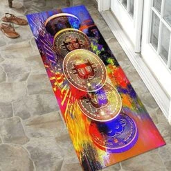 Anti-Fatigue Kitchen Rugs Blue White Flowers Dandelions Runner Rugs Non-Slip Soft Kitchen Mats Bathroom Rug Runner Doormats Carpet For Home Decor Rustic Doormat For Indoor Outdoor 60"x24" -Generic Furniture Shop 612oBWny1kL. AC