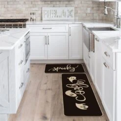 Artoid Mode Spooky Spider Web Gosts Boo Decorative Kitchen Mats Set Of 2, Seasonal Halloween Holiday Party Low-Profile Floor Mat For Home Kitchen - 17x29 And 17x47 Inch -Generic Furniture Shop 615aZJYIWVL