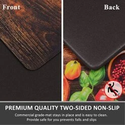 Anti Fatigue Kitchen Mat Farmhouse Kitchen Rugs Waterproof Kitchen Mats For Floor 2 Piece Set Non Slip Kithcen Rugs And Mats Spice -Generic Furniture Shop 615bSgQnG7L