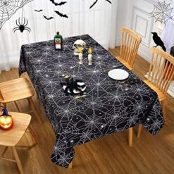 Halloween Tablecloth,Spider Web Tablecloth, Waterproof, Wrinkle Resistant And Washable Tablecloth Scary Themed Table Cover For Holiday Dinner Party Decoration, 60 X 102 Inch -Generic Furniture Shop 618HhlmdY3L. AC