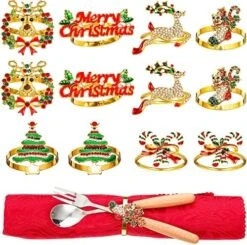 Christmas Napkin Rings Holders For Christmas Dinners Parties, Wedding Adornment, Table Decoration Accessories Dding Adornment, Table Decoration Accessories (Merry Christmas Set, 6) 19 Christmas Napkin Rings Holders For Christmas Dinners Parties, Wedding Adornment, Table Decoration Accessories Dding Adornment, Table Decoration Accessories (Merry Christmas Set, 6) -Generic Furniture Shop 618OTFm0dIL. AC
