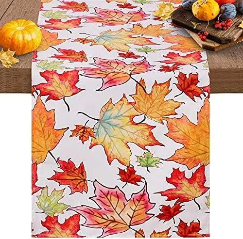 Thanksgiving Tablecloth Maple Leaves Printed Tablecloth Waterproof Polyester Table Cloth Rectangle Autumn Table Cover 57x84 Inch 9 Thanksgiving Tablecloth Maple Leaves Printed Tablecloth Waterproof Polyester Table Cloth Rectangle Autumn Table Cover 57x84 Inch - Image 9