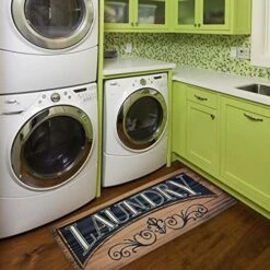 Brandream Vintage Floor Mat For Washroom Non Skid Floormat Waterproof Bathroom Rugs Laundry Room Mats 20x48 -Generic Furniture Shop 619qAxB7SL. AC