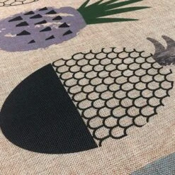 Kitchen Rugs,GABWE 2 Piece Kitchen Rugs Comfort Vintage Microfiber Non-Slip Rubber Back Doormat Mat Area Rug(18"X29"+18"X47" Pineapple) -Generic Furniture Shop 61GSr6pTznL