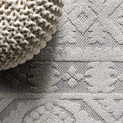 JONATHAN Y SBH102A-5 Citta High-Low Pile Mediterranean Tile Indoor Outdoor Area Rug Bohemian Contemporary Geometric Easy Cleaning Bedroom Kitchen Backyard Patio Porch Non Shedding, 5 X 8, Beige 3 JONATHAN Y SBH102A-5 Citta High-Low Pile Mediterranean Tile Indoor Outdoor Area Rug Bohemian Contemporary Geometric Easy Cleaning Bedroom Kitchen Backyard Patio Porch Non Shedding, 5 X 8, Beige - Image 3