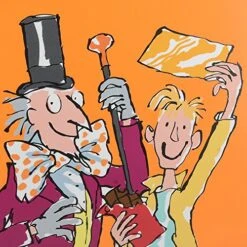 Roald Dahl Charlie And The Chocolate Factory Heat-Resistant Cork-Backed Printed Placemat, 30 X 23 Cm (12" X 9") - Orange 13 Roald Dahl Charlie And The Chocolate Factory Heat-Resistant Cork-Backed Printed Placemat, 30 X 23 Cm (12" X 9") - Orange -Generic Furniture Shop 61K2TSLaGZL