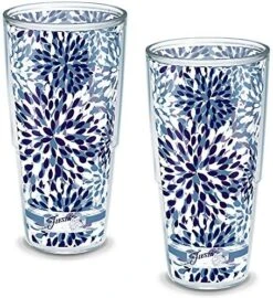 Tervis Plastic Made In USA Double Walled Fiesta Insulated Tumbler Cup Keeps Drinks Cold & Hot, 16oz - 4pk, Lapis Calypso -Generic Furniture Shop 61K3GI92cSL. AC
