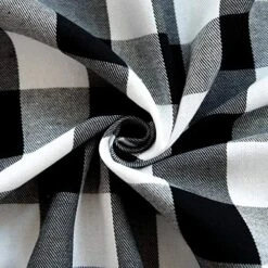 Uffalo Plaid Round Tablecloth Checkered Cotton Linen Table Cover For Kitchen Dining Room Home Decor ( Round - 48 Inch, White & Black ) 21 Uffalo Plaid Round Tablecloth Checkered Cotton Linen Table Cover For Kitchen Dining Room Home Decor ( Round - 48 Inch, White & Black ) -Generic Furniture Shop 61LFQwzS1NL