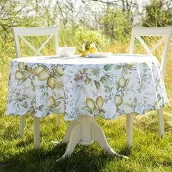 Indoor Outdoor Spillproof Fabric Tablecloth For Spring/Summer/Party/Picnic (Blooming Floral, 60" X 84" Rectangular) 21 Indoor Outdoor Spillproof Fabric Tablecloth For Spring/Summer/Party/Picnic (Blooming Floral, 60" X 84" Rectangular) -Generic Furniture Shop 61M1Q4A1apL. AC