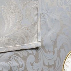 70 X 70 Inch Square Damask Jacquard Tablecloth Table Cover - Waterproof/Spill Proof/Stain Resistant/Wrinkle Free/Heavy Duty - Great For Banquet, Parties, Dinner, Kitchen, Wedding (Beige) -Generic Furniture Shop 61NQTO7fq1L