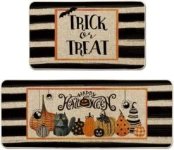 Artoid Mode Trick Or Treat Happy Halloween Decorative Kitchen Mats Set Of 2, Spooky Boo Holiday Party Low-Profile Floor Mat For Home Kitchen - 17x29 And 17x47 Inch 13 Artoid Mode Trick Or Treat Happy Halloween Decorative Kitchen Mats Set Of 2, Spooky Boo Holiday Party Low-Profile Floor Mat For Home Kitchen - 17x29 And 17x47 Inch -Generic Furniture Shop 61Tt8rlVuJL. AC