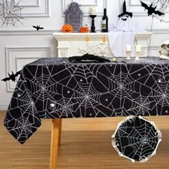 Halloween Tablecloth,Spider Web Tablecloth, Waterproof, Wrinkle Resistant And Washable Tablecloth Scary Themed Table Cover For Holiday Dinner Party Decoration, 60 X 102 Inch -Generic Furniture Shop 61Zvq9J4ZDL. AC