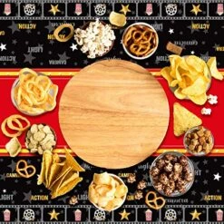 Movie Night Table Covers Waterproof Oil Proof Spill Proof Table Cloth Wipe Clean Table Cover Rectangular Tablecloth For Party Decorations Movie Night Tableware, 51 X 87 Inch(1 Piece) -Generic Furniture Shop 61bbkmoK7lL