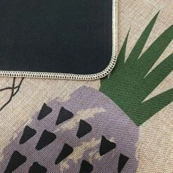Kitchen Rugs,GABWE 2 Piece Kitchen Rugs Comfort Vintage Microfiber Non-Slip Rubber Back Doormat Mat Area Rug(18"X29"+18"X47" Pineapple) -Generic Furniture Shop 61iYOHJZStL