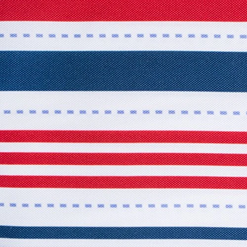 Patriotic Stripes Tabletop Collection, Stain Resistant & Waterproof, Tablecloth, 60x84 W/Zipper, Red, White, & Blue 2 Patriotic Stripes Tabletop Collection, Stain Resistant & Waterproof, Tablecloth, 60x84 W/Zipper, Red, White, & Blue - Image 2