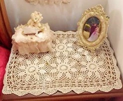 Gracebuy 16x23 Inch Rectangle Beige Handmade Cotton Crochet Lace Placemat Doilies 10 Gracebuy 16x23 Inch Rectangle Beige Handmade Cotton Crochet Lace Placemat Doilies -Generic Furniture Shop 61lrZIv8d3L