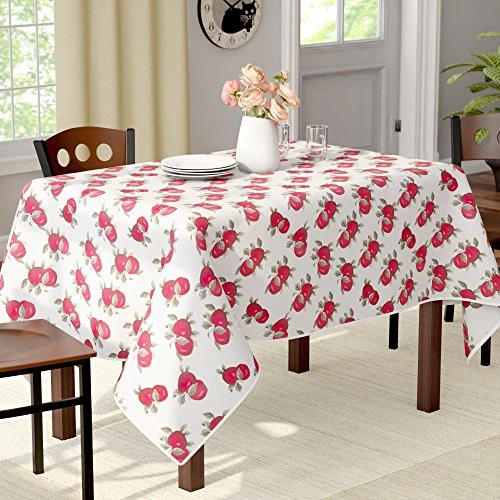 Classic Euro Apples Tablecloth With Large Apples Design, 60" X 84" 2 Classic Euro Apples Tablecloth With Large Apples Design, 60" X 84" - Image 2