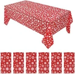 6 Pack Happy Birthday Plastic Tablecloths,108" X 54"Rectangle Disposable Table Covers For Picnic Birthday Wedding Parties … -Generic Furniture Shop 61ny7H6ml9L. AC