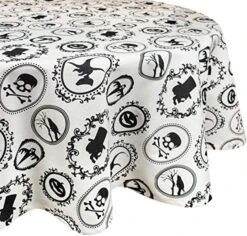Halloween Party Tabletop Decor, Reusable & Machine Washable Cotton Fabric, Napkin Set, 20x20, Skulls Ghosts & Spider Webs, 6 Piece -Generic Furniture Shop 61q7vJ1UrWL. AC 1