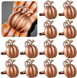 Umpkin Napkin Ring Holders Thanksgiving Halloween Napkin Rings Fall Napkin Ring Holders Pumpkin Dinner Tables Rings For Thanksgiving, Dinner Parties, Weddings, Family Gatherings (6 Pieces) -Generic Furniture Shop 61u0Tjg3PqL. AC